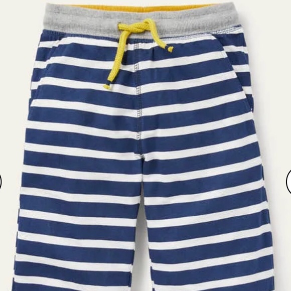 Mini Boden Other - Boy boden navy stripe jersey baggies shorts 12
